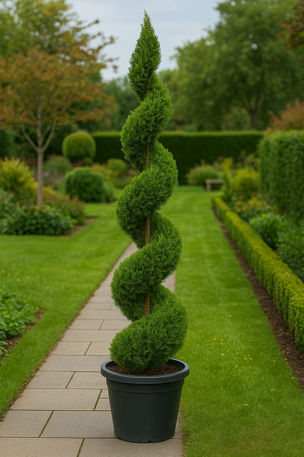 Thuja Smaragd în spirală