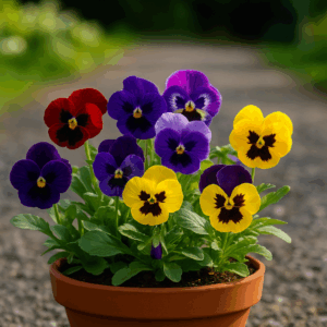 Panseluțe (Viola × wittrockiana)