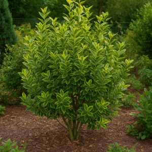 Fusain japonez auriu (Euonymus japonicus ‘Aureomarginatus’)